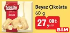 NESTLE BEYAZ ÇİKOLATA 60 G